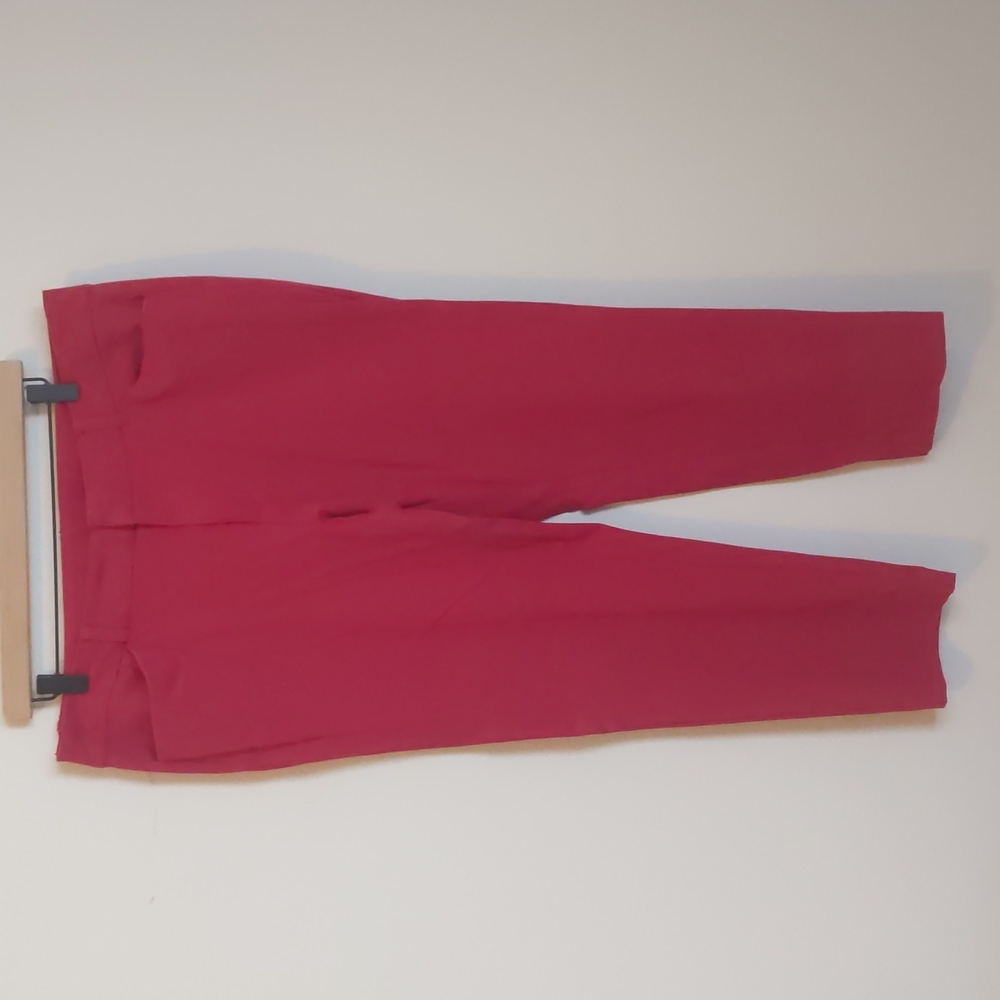 Faded Glory Red Crop Pants Size 16